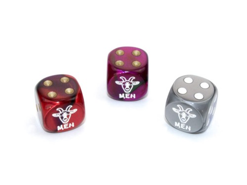 Meh goat pipped dice 16mm - pipped, |