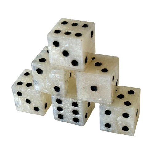 Resin dice set - dice,
