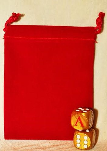 Custom dice pair pouch - d6,